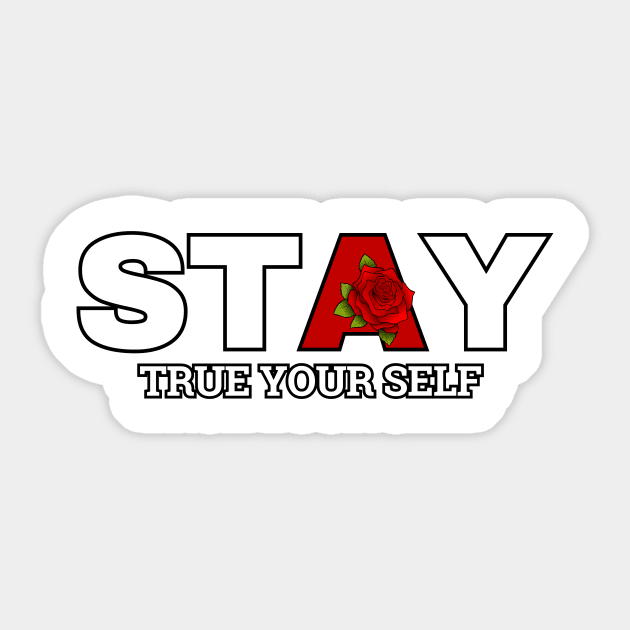 Stay True To Yourself Sticker by ZenFit